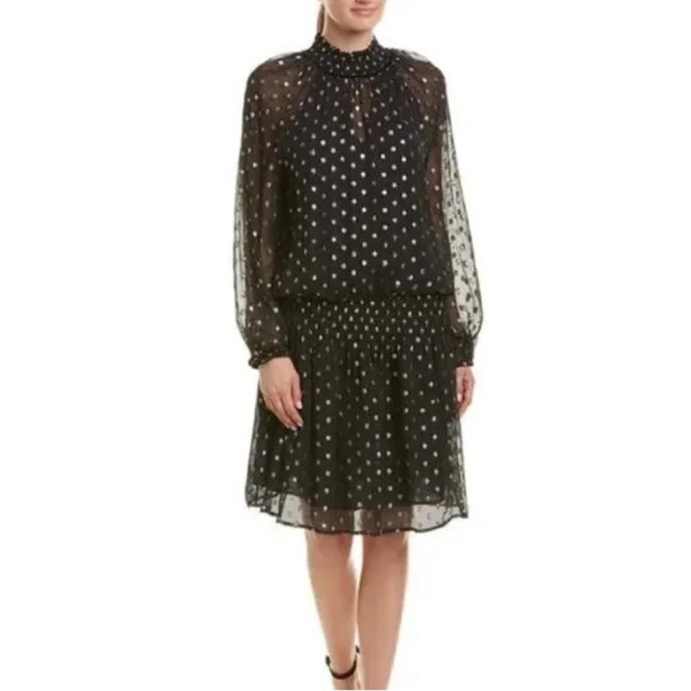 Velvet Graham and Spencer Verna Lurex Dot Dress